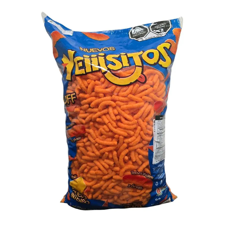 Yeiisitos Salted Puff Cheese Flavor Snacks, 3 kg (6 lb 9.82 oz) Bulk Bag, Salt