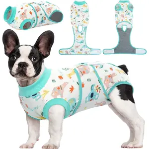 Pet post-surgery recovery suit, suitable for dogs and cats, professional pet recovery clothing, dog abdominal wound bandage, alternative to collars and protective covers, prevents licking, pet surgical recovery suit: pet supplies