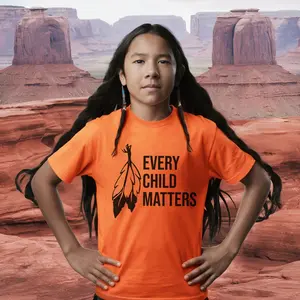 Every Child Matters Native American Unisex T-Shirt/Hoodie/Sweatshirt Fabric Fit