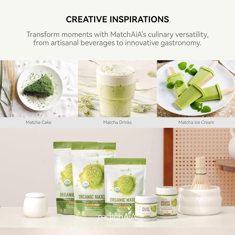 Premium Ceremonial Grade Organic Matcha Powder (60g / 2.1oz Tin Can)