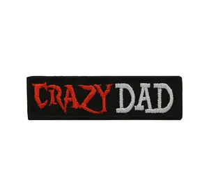 Crazy Dad embroidered Biker patch Crazy Dad embroidered Biker patch
