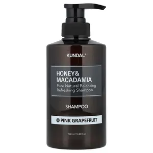 Kundal Honey & Macadamia, Shampoo, Pink Grapefruit, 16.9 fl oz (500 ml)