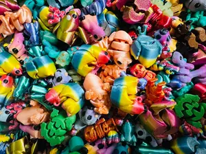 3d Printed Super Micro Figurine | Articulating Decor | Figurine