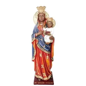 Erzulie Dantor Statue/Saint Barbara Holy Figurine Sculpture (12 Inch)