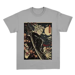 Vergil Devil May Cry - Vintage Video Game T-Shirt - 100% Cotton Heavyweight Shirt - Grunge Streetwear Aesthetic Tee