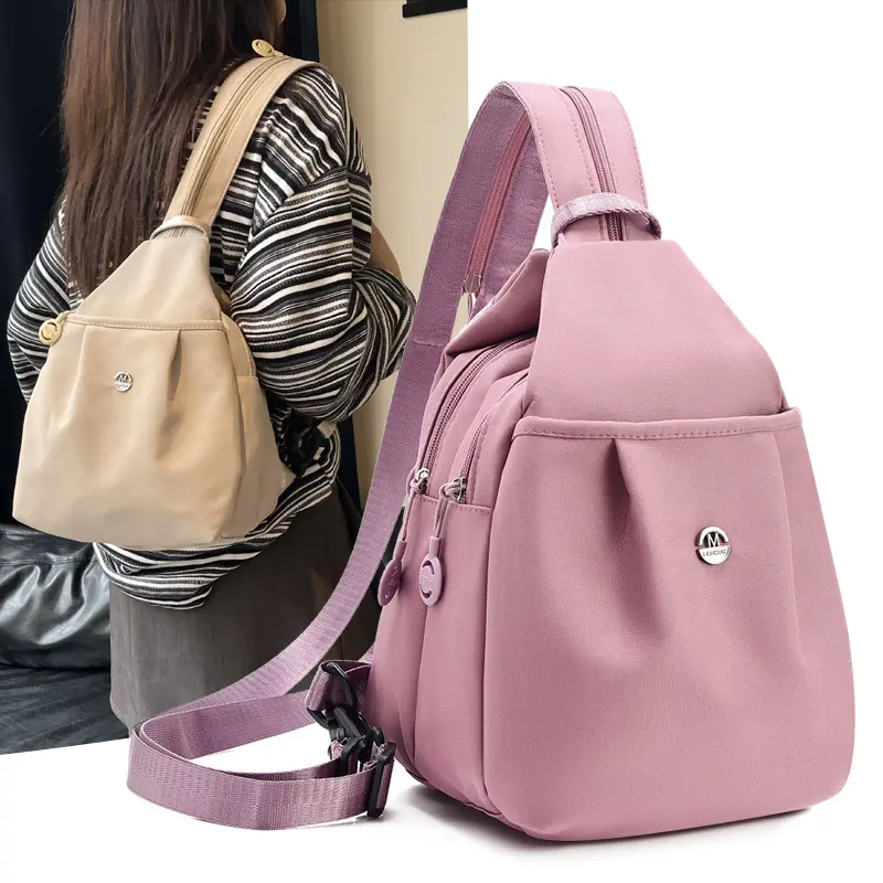 Foldable Convertible Mom Bag 2025 - Women's Nylon Shoulder Mini Backpack Trendy Bulk Supply