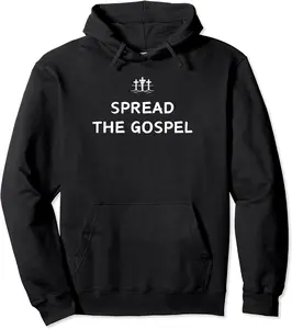 Spread The Gospel Jesus Is King Christian Cross Pullover Hoodie - Nicholasjam Shop 59B0D53KSLFM