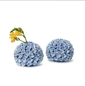 Hydrangea Flower Bud Vase/ Taper Candle Holder