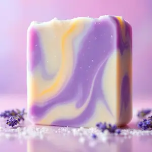 Pursuit By Brittany Ashley Don't forget me soap - Lavender , Geranium and Lemon essential Oils