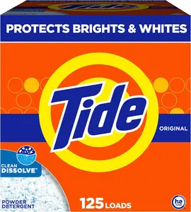 Tide Powder Laundry Detergent Original, 143 Ounce (Packaging May Vary)