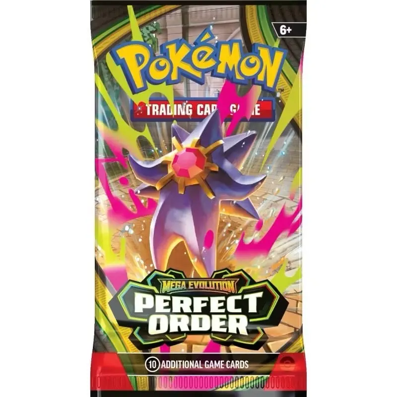 Pokémon Perfect Order Official TCG Play Booster Pack (Live Rip) - Authentic Collectible Trading Cards, English Trading Cards, Colorful Art Collectible Packs
