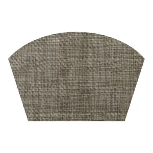 REGALWOVEN WovenTable Placemats Set of 6 Placemats Heat Resistant Water Proof Table Mats 18x12 inch Dark Brown