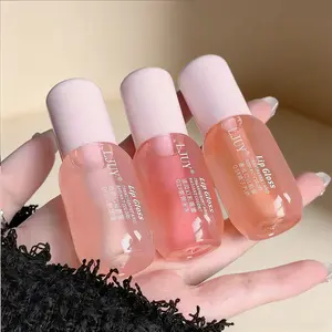 (3pcs)Nourishing Crystal Clear Lip Gloss, Long-Wear No Peel Off Lip Gloss, Plumping Revitalizing Lip Care for Dry Lips