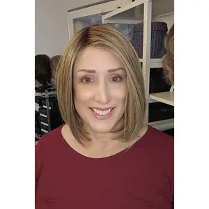 Lady Latte E Wig in BrownSugar SweetCream Heat Friendly Synthetic & Monofilament Top