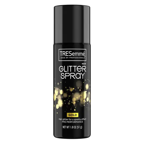 TRESemme Professional Gold Glitter Hair Spray 1.8 oz Super Sparkly Shimmer Mist