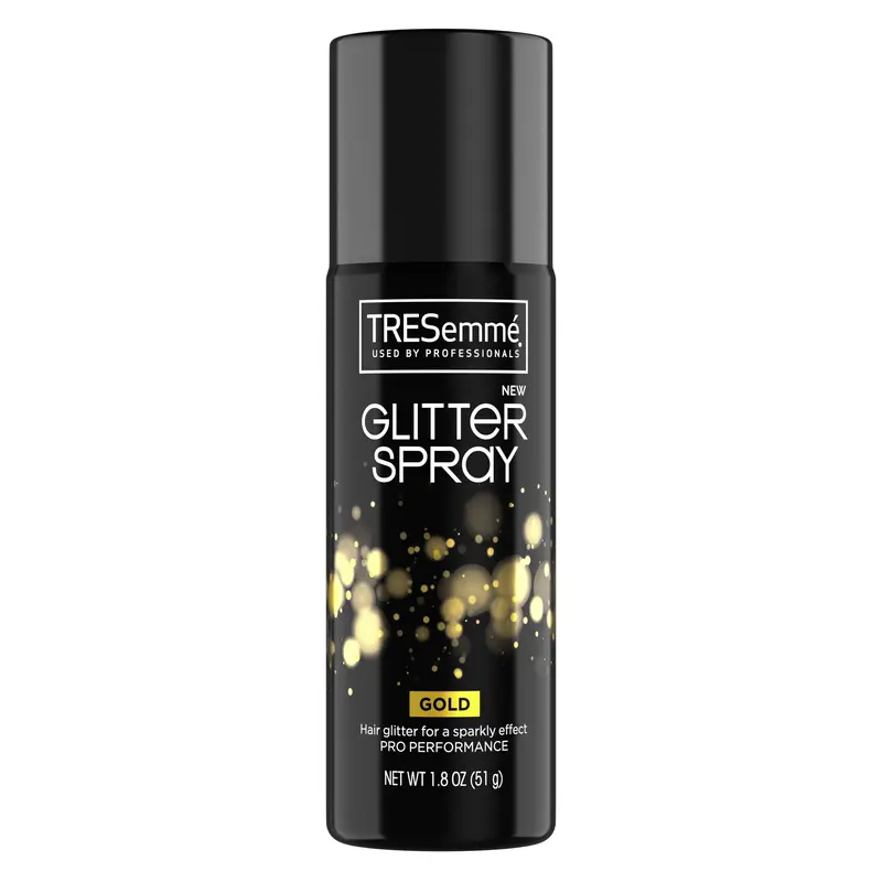 TRESemme Professional Gold Glitter Hair Spray 1.8 oz Super Sparkly Shimmer Mist