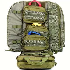 Tactical Outdoor Medical Backpack Large Capacity Camping Backpack Emergency Backpack for Outdoor Adventures Mountain Camping Gear Bag