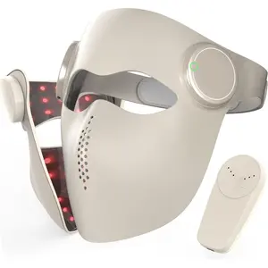 LED Face Mask Red Light Therapy – 1064nm Near-Infrared for Anti-Aging, Wrinkles & Dark Spots| 3-Color Wireless Rechargeable Silicone Mask| Perfect Gift for Women