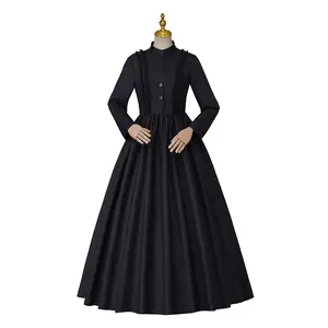 2024 Gothic Victorian Civil War Ball Gown Queen Princess Dress Masquerade Royal Gothic Elegant Vampire Bride Swing Dress