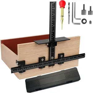 Cabinet Hardware Jig for Handles, Adjustable Template with Convenient and  Installation for Door and Drawer Knobs,Pulls,Tool Accessories Jig of  Alloy