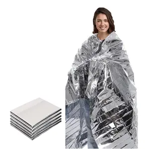 Emergency Blanket, 1 Count Outdoor Emergency Blanket, Insulation Blanket, Portable Bedding Essential for Camping & Hiking, Survival Gear