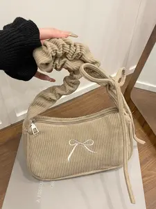 Elegant Vintage Women's Shoulder Bag, Fashion Solid Color Crossbody Bag, Casual Versatile High-Quality Daily Commuter Bag