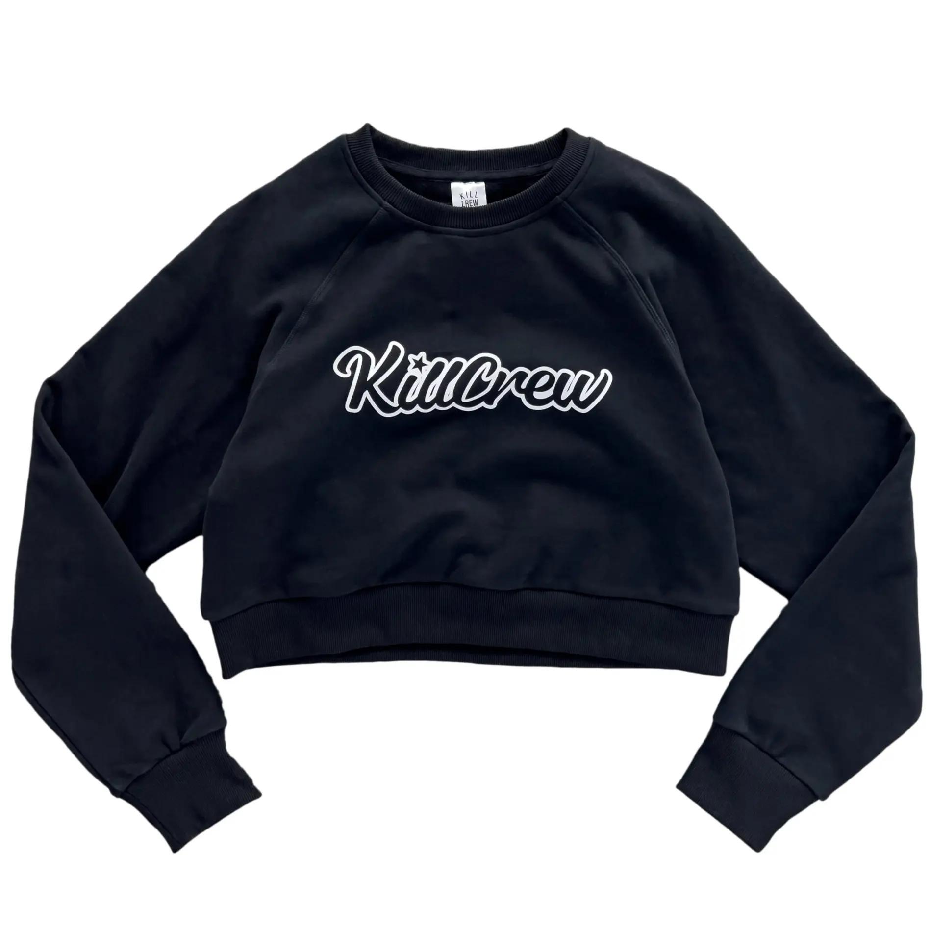 SCRIPT CREW NECK BLACK