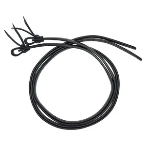 Billy Royal Black Leather Western Show 5/8 Split Reins