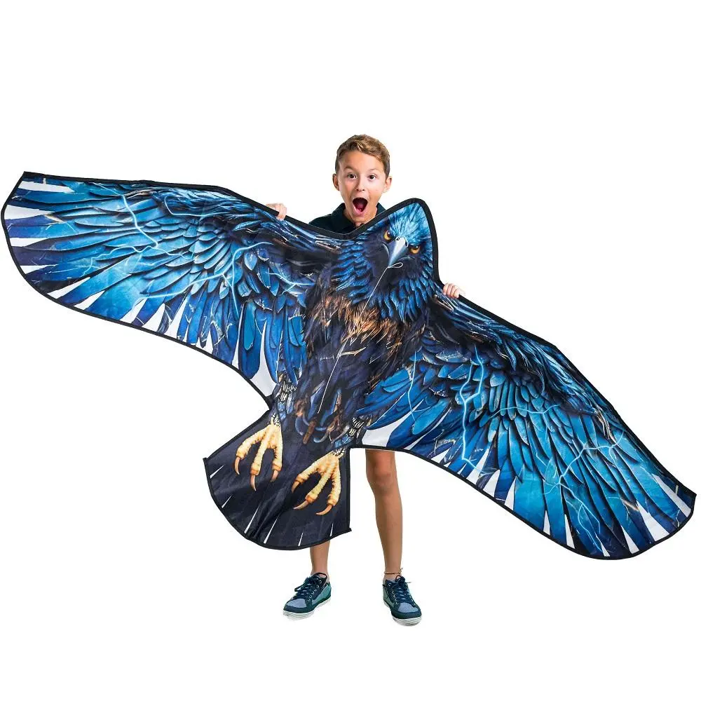 70" Unisex Eagle Sport Kite for Adults, Large Easy-to-Fly with 330ft Premium String, Ergonomic Handle, Reinforced Rods, Nylon Cloth, Ideal for Kite Flying