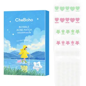 Skin Care Products for Women,Gentle Skin Tag Patches, 76pcs/set Hydrocolloid Acne Care Patches, Moisturizing Facial Skin Care Stickers,  Pimple Patches, Christmas, Christmas Gift