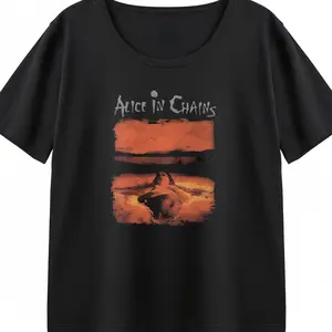 Grunge Rock Band Graphic Tee Women Oversized 90s Retro Aesthetic Vintage Style Music Top Distressed- KT0484