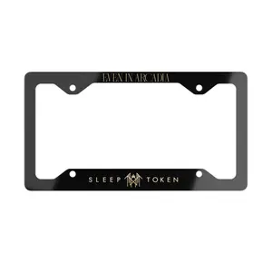 Sleep Token Even In Arcadia License Plate Frame, New Album Truck Tag, Car Front Plate Frame, Decoration, Aluminum Car Accessories Vehicle