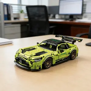 1466pcs Creative Technology Building Block Race Car Model Set, High Difficulty Adult Moc Assembly Kit, Ideal DIY Gift