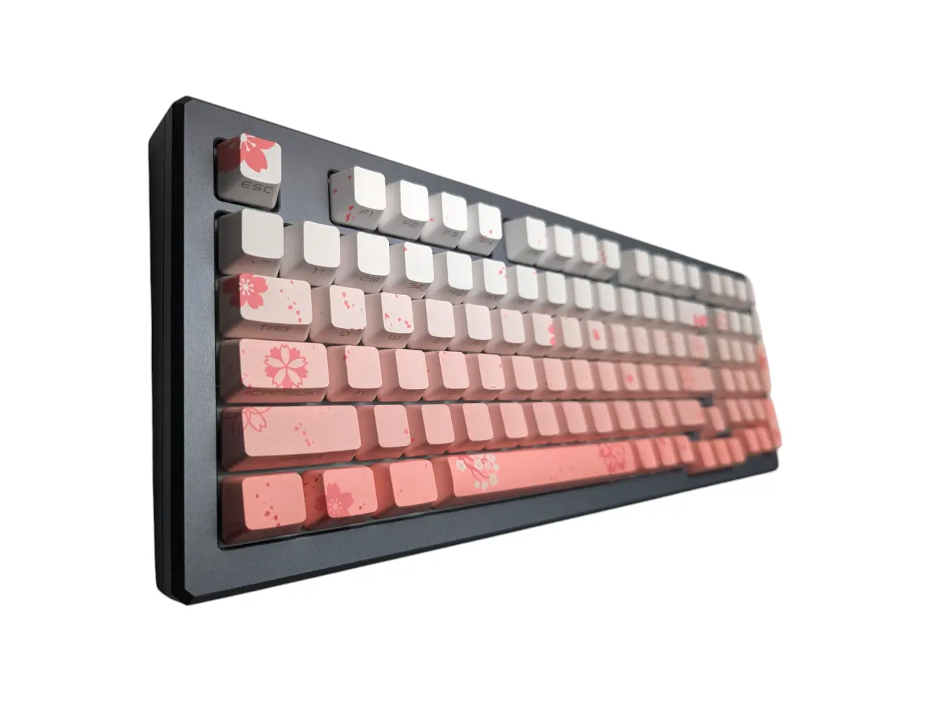 Sakura Pink Sunset PBT OEM Keycap Set