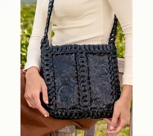 Patricia Nash Vaticci Leather Chainlink Crossbody