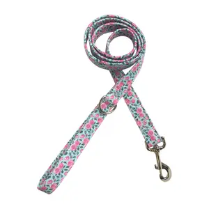 Aqua Rose Leash