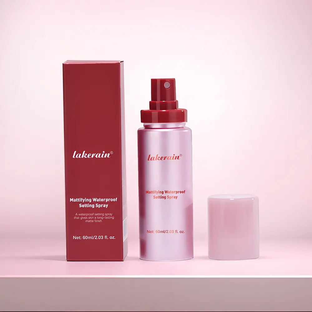 Matte Waterproof Setting Spray, Oil Control & Long-Lasting Makeup Fixer, Quick-Dry Non-Sticky Formula, Absorbs Excess Oil, Non-Aerosol Bottle, Facial Cosmetic, Makeup Fixing Spray