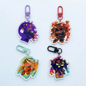 Unstable SMP, Unstable Universe MCYT Yt Translucent Acrylic Keychain, YT portable universe & lifesteal smp acrylic keychains
