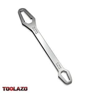 Universal Car Self-Tightening Wrench, 8-24mm Double-Head Self-Adjusting Spanner, 270mm Extra-Long Non-Slip Multi-Function Tool for Most Nuts & Bolts, Professional Car Assembly & Disassembly