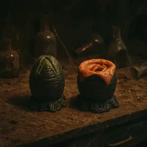 Alien Xenomorph Eggs Replicas, Sci-Fi Themed Home Decor & Collectibles, Unique Artistic Sculptures for Fans