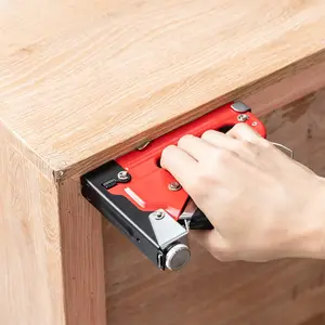 Staple Gun 4-in-1 Heavy Duty with 6000 Staples with remover – Manual Brad Nailer & Remover for Wood, Upholstery, Carpentry & DIY Projects