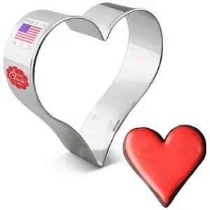 Pointed Heart Cookie Cutter 3 1/4"