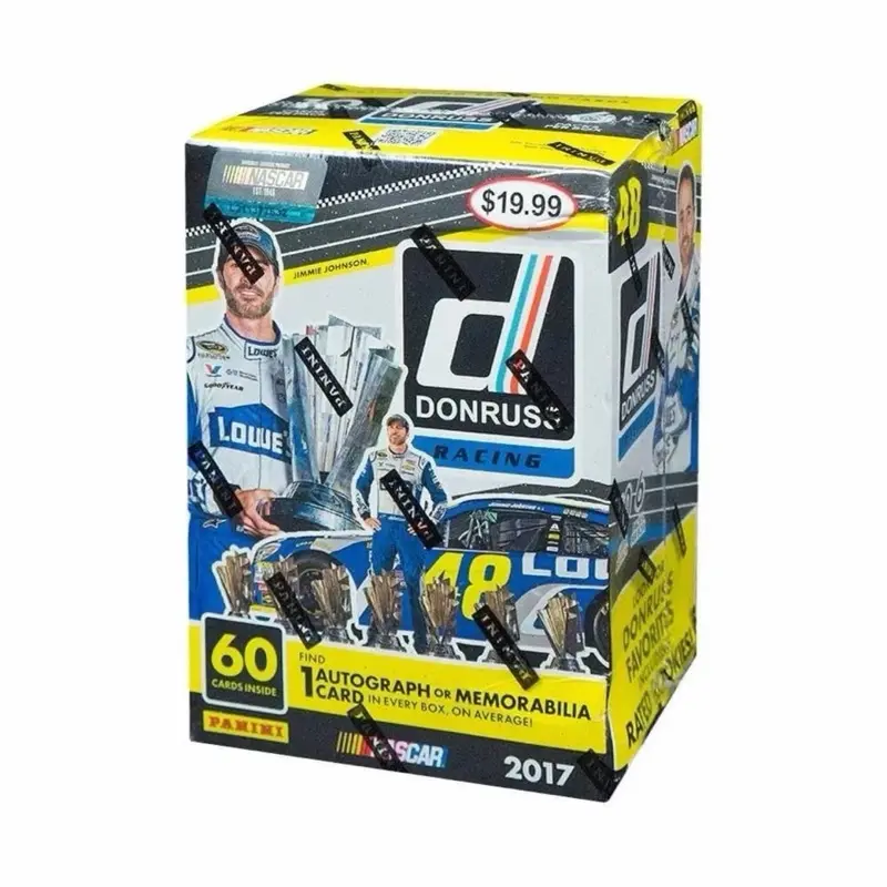 Donruss 2018 NASCAR Exclusive Blaster Sports Trading Cards (2 Boxes) - 60 Cards Each, 1 Auto or Memorabilia Per Box, for Collectors