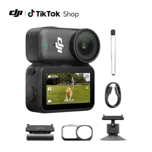 DJI Osmo Nano Standard Combo (64GB) - Small 4K/60fps Vlogging Camera with a 1/1.3″ Sensor, 143° Wide FOV Video, 200-Min Recording, Swift Content Transfer, Magnetic POV Cam 4K for Sports, Vlog