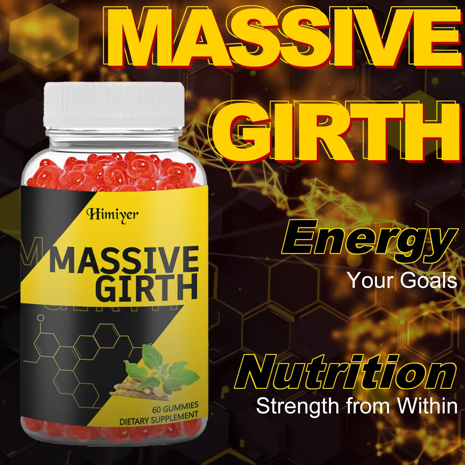 MASSIVE GUMMIES: Discover The Powerful Benefits Of Our Gummies Packed with Maca Root, Ashwagandha, Horny Goat Weed And Saw Palmetto. Packed with Multi
