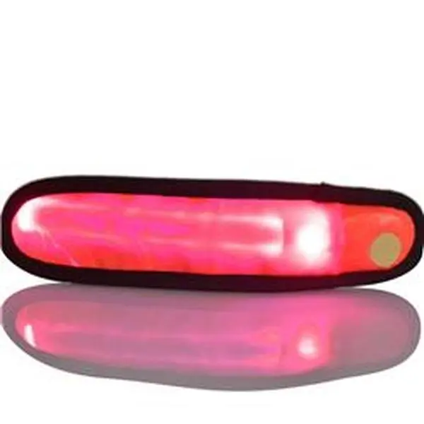 212 MAIN Red LED Strip Armband, Unisex Light Up Safety Light with 3 Flash Modes for Night Running and Bicycling, Led Light