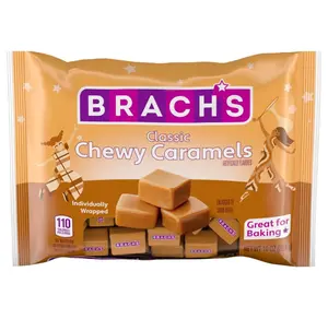 Brach’s Milk Maid Caramels, Individually Wrapped Candy, 10oz Bag Brach’s Milk Maid Caramels, Individually Wrapped Candy, 10oz Bag