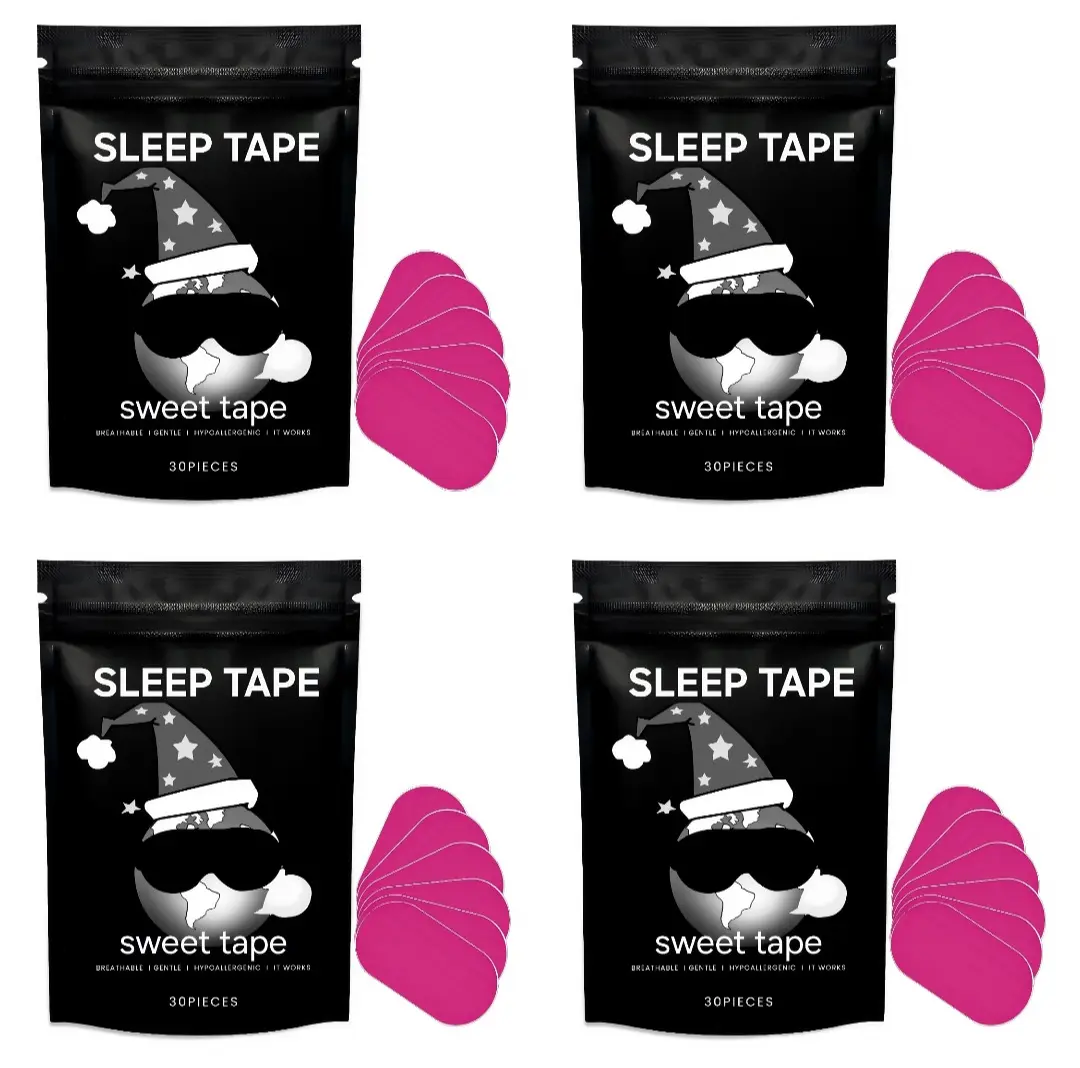 Pink Breathing Strips Mouth Tape, 120 Count Sleeping Accessories with Gentle Adhesion for Sleep & Sports - 4-Month Supply