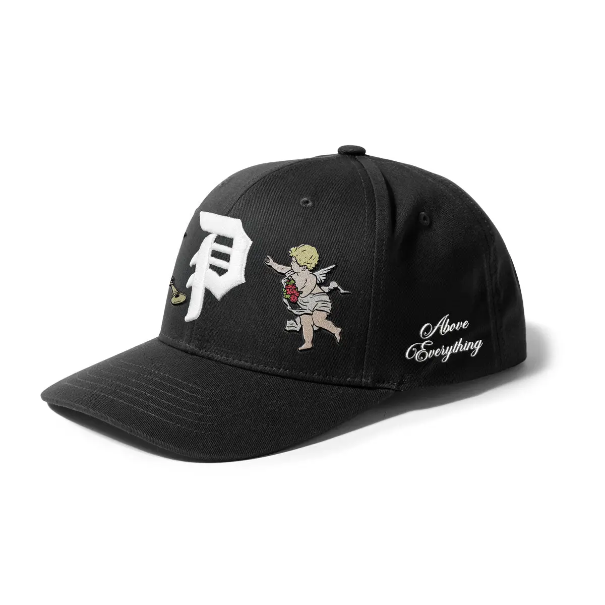 PRIMITIVE APPAREL Triumph A-Frame Hat, 100% Cotton Construction with a Structured Fit and Embroidered Artwork, Snapback Hat, A-Frame Fit, Casual Wear PRIMITIVE APPAREL Triumph A-Frame Hat, 100% Cotton Construction with a Structured Fit and Embroidered Artwork, Snapback Hat, A-Frame Fit, Casual Wear