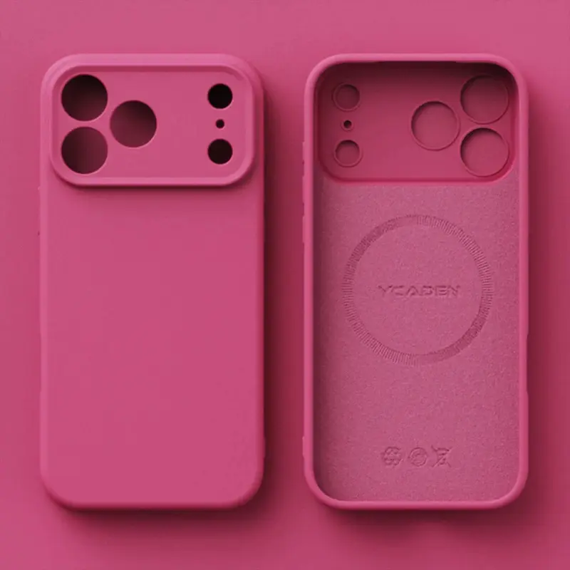 Original Liquid Silicone Magnetic Phone Case For iPhone 17 16 15 14 13 12 Pro Max Plus 17 Air For Magsafe Wireless Charge Cover